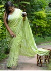 VK 4189 Daily Wear Linen Printed Sarees Wholesale Shop In Surat